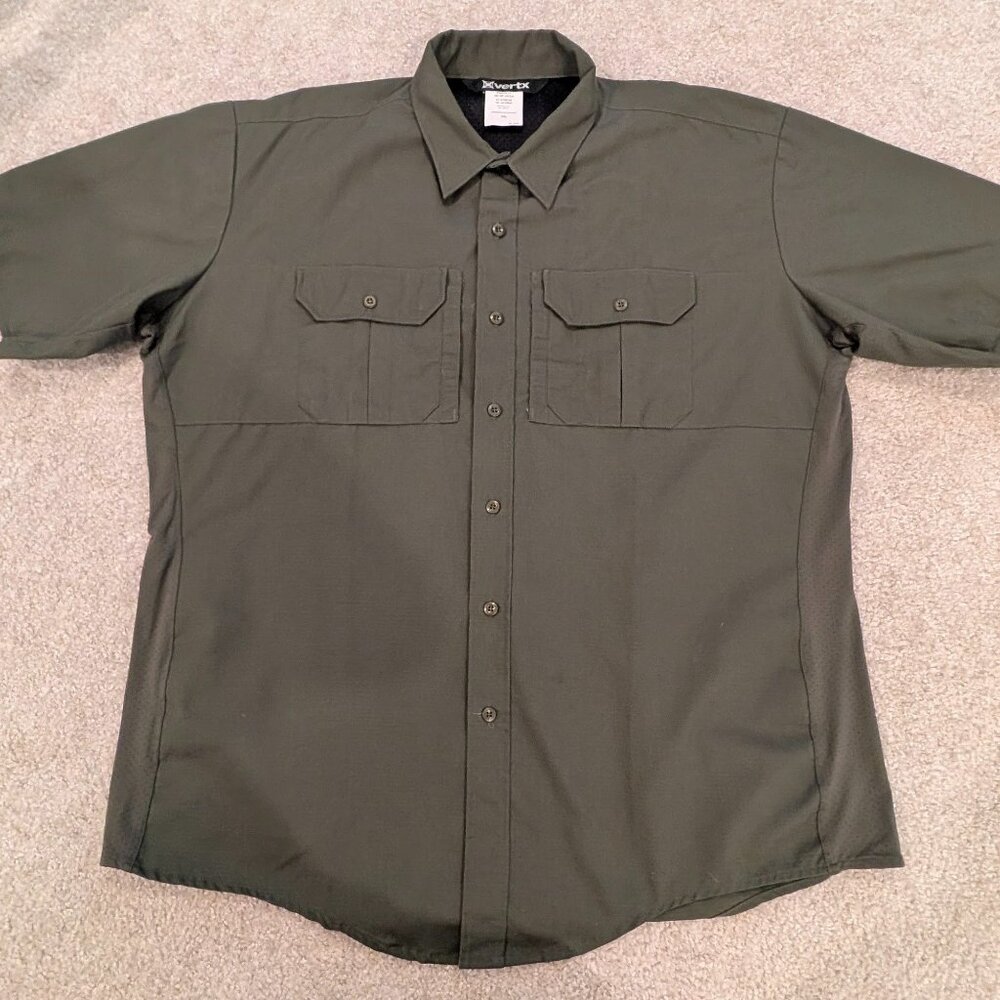 Vertx Phantom LT Short Sleeve Shirt OD Green XXL (2XL)